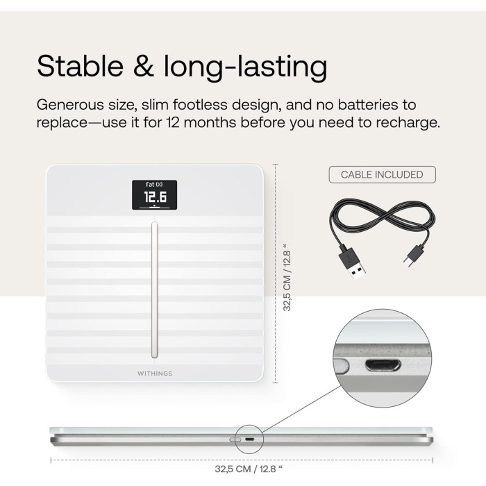 Withings Body Cardio WBS04  – інтелектуальні ваги преміум-класу з кадіоперевіркою