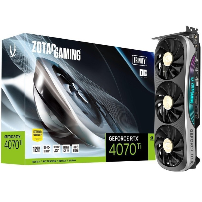 Відеокарта Zotac GAMING GeForce RTX 4070 Ti Trinity OC (ZT-D40710J-10P)