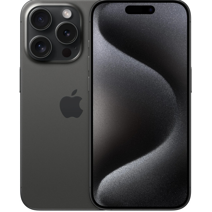 Apple iPhone 15 Pro Max 256GB eSIM Black Titanium (MU663) (НОВИЙ, БЕЗ КОРОБКИ)