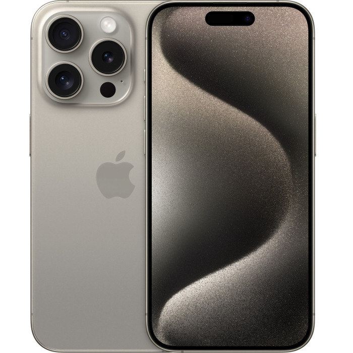 Apple iPhone 15 Pro 256GB eSIM Natural Titanium (MTQU3) (ЯК НОВИЙ, 100% АКБ)