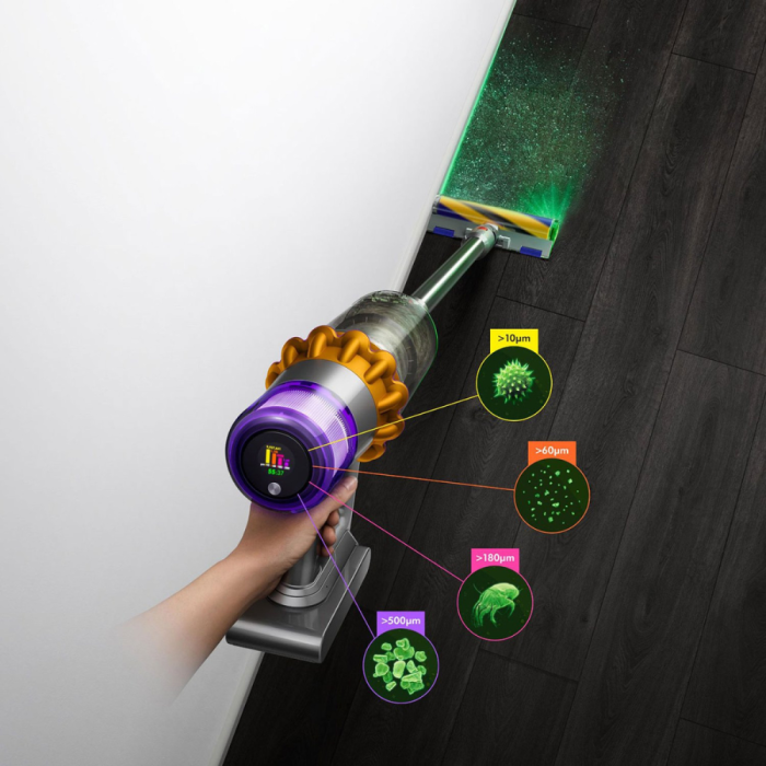 Вертикальний + ручний пилосос (2в1) Dyson V15 Detect (447261-01)