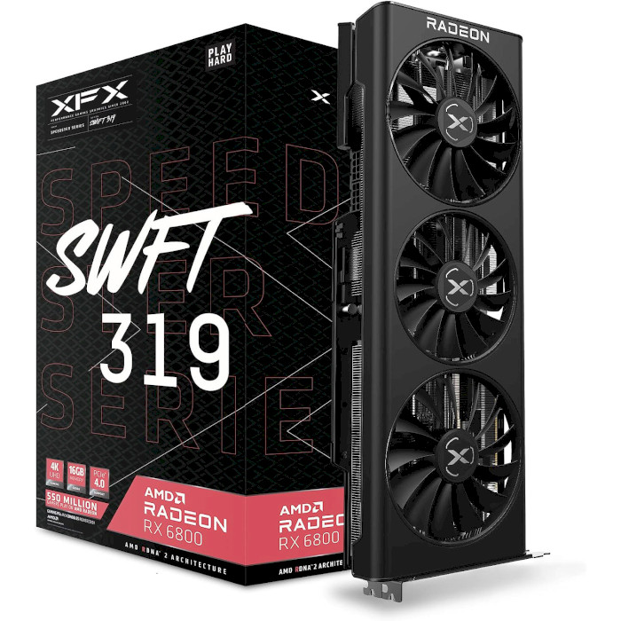 Відеокарта XFX Radeon RX 6800 Speedster SWFT 319 (RX-68XLAQFD9)