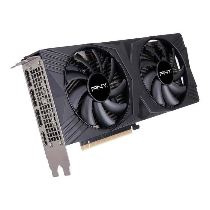 Відеокарта PNY GeForce RTX 4070 VERTO Dual Fan 12GB GDDR6 (VCG407012DFXPB1)