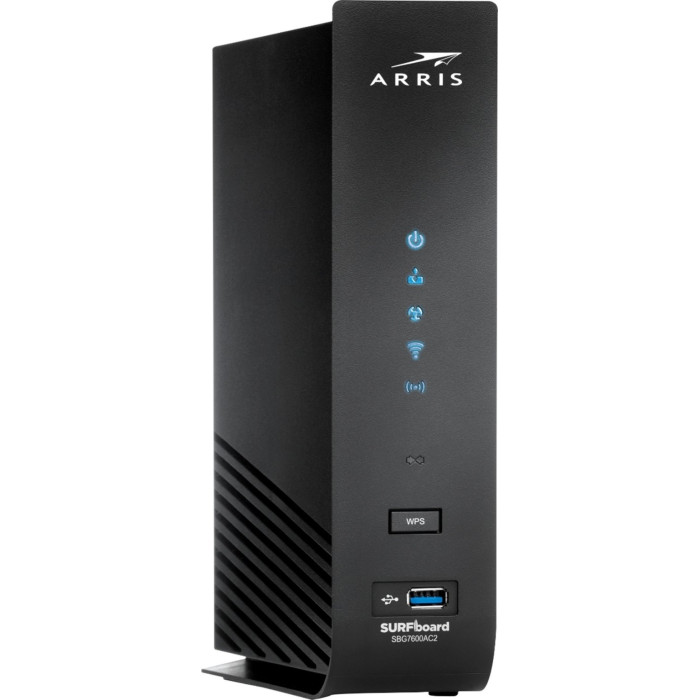 ARRIS SURFboard SBG7600AC2 DOCSIS 3.0 Cable Modem & AC2350 Wi-Fi Router Four 1 Gbps Ports , 800 Mbps Max Internet Speeds