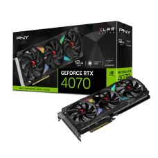 Відеокарта PNY GeForce RTX 4070 12GB XLR8 Gaming VERTO EPIC-X RGB Triple Fan DLSS 3 (VCG407012TFXXPB1)
