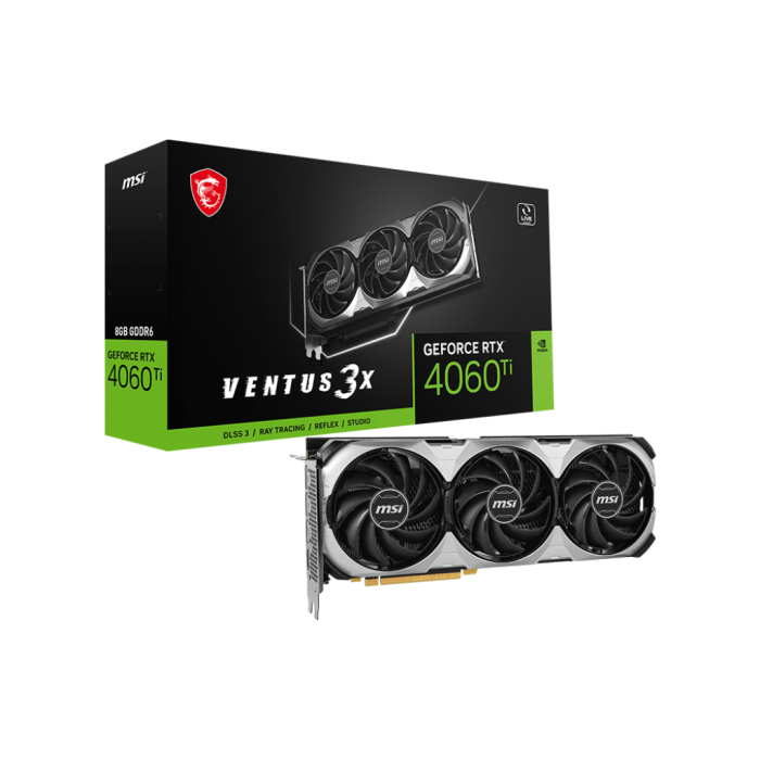 Відеокарта MSI GeForce RTX 4060 Ti VENTUS 3X 8G OC (912-V515-040)