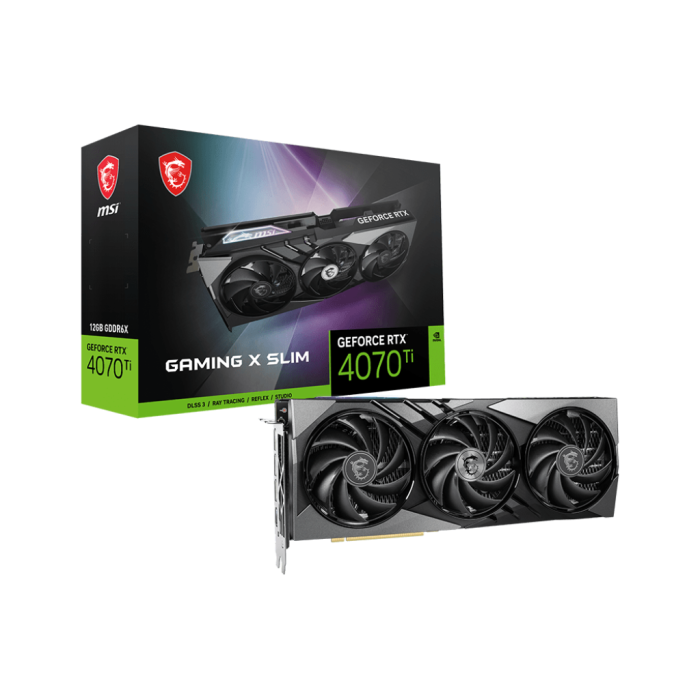 Відеокарта MSI GeForce RTX 4070 Ti GAMING X SLIM 12G (912-V513-440)