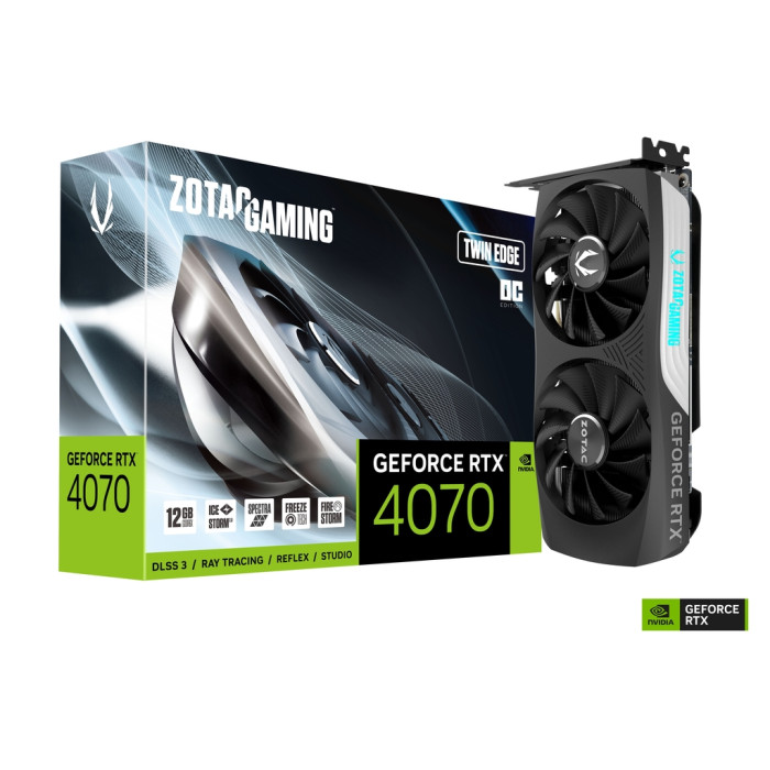 Відеокарта Zotac GAMING GeForce RTX 4070 Twin Edge OC (ZT-D40700H-10M)