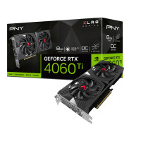 PNY GeForce RTX 4060 Ti 8GB OC XLR8 Gaming VERTO Dual Fan (VCG4060T8DFXPB1-O)
