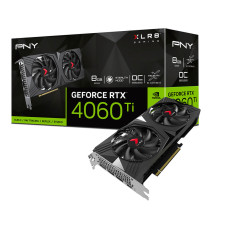PNY GeForce RTX 4060 Ti 8GB OC XLR8 Gaming VERTO Dual Fan (VCG4060T8DFXPB1-O)
