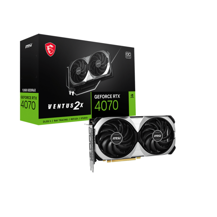 Відеокарта MSI GeForce RTX 4070 VENTUS 2X 12G OC