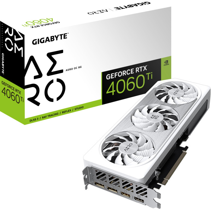 Відеокарта GIGABYTE GeForce RTX 4060 Ti AERO OC 8G (GV-N406TAERO OC-8GD)