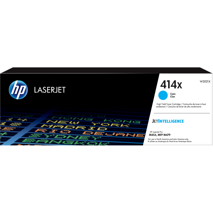 Лазерний картридж HP 414X Cyan (W2021X)