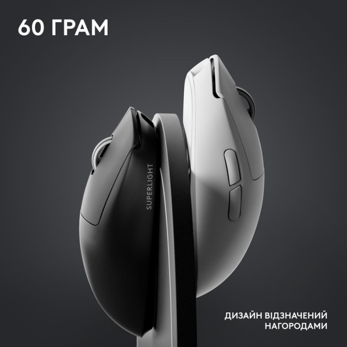 Миша Logitech G Pro X Superlight 2 Lightspeed Wireless Black (910-006630)