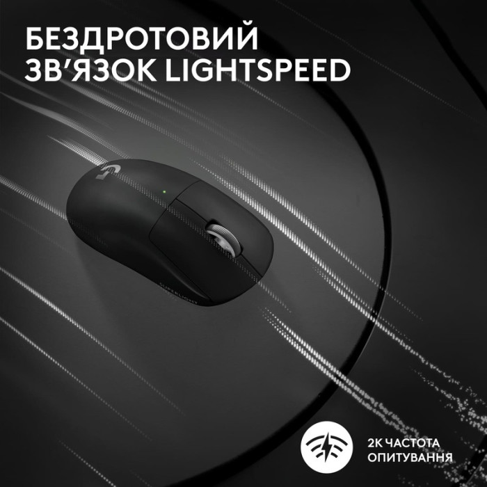 Миша Logitech G Pro X Superlight 2 Lightspeed Wireless Black (910-006630)