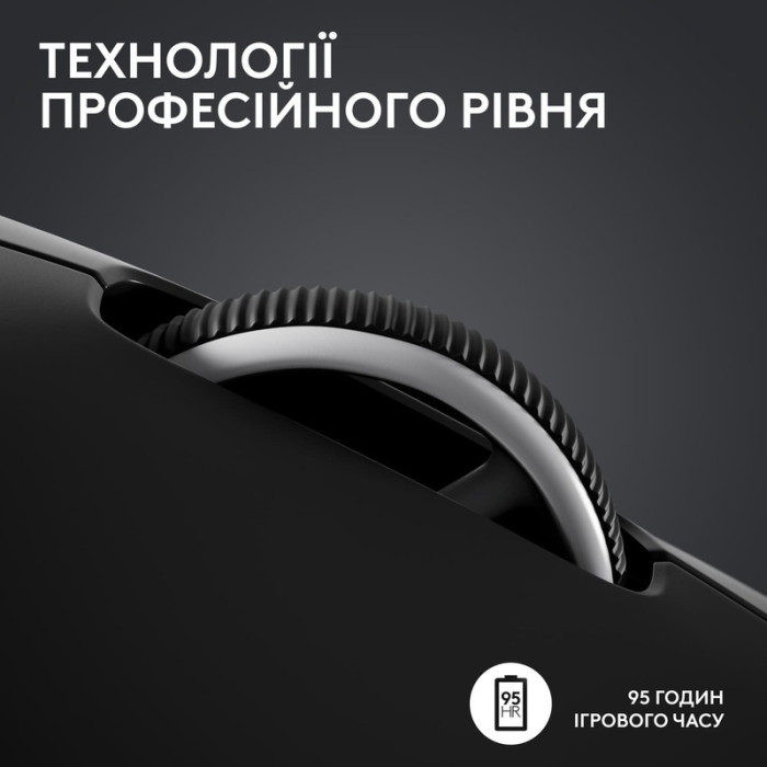 Миша Logitech G Pro X Superlight 2 Lightspeed Wireless Black (910-006630)