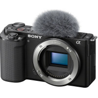 Компактний фотоапарат зі змінним об'єктивом Sony ZV-E10 body Black (ILCZVE10B.CEC)