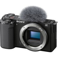 Компактний фотоапарат зі змінним об'єктивом Sony ZV-E10 body Black (ILCZVE10B.CEC)