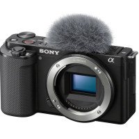 Компактний фотоапарат зі змінним об'єктивом Sony ZV-E10 body Black (ILCZVE10B.CEC)