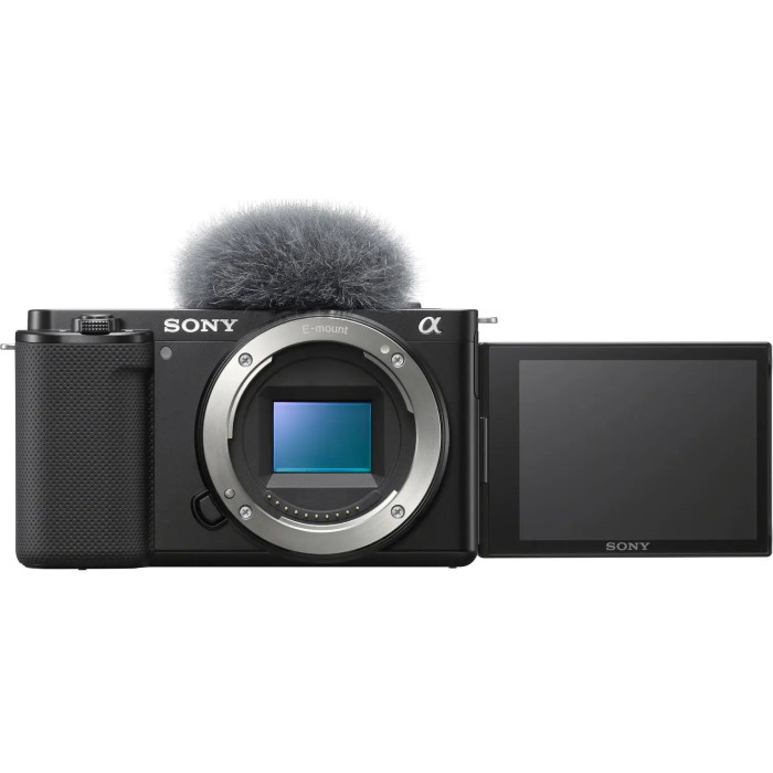 Компактний фотоапарат зі змінним об'єктивом Sony ZV-E10 body Black (ILCZVE10B.CEC)