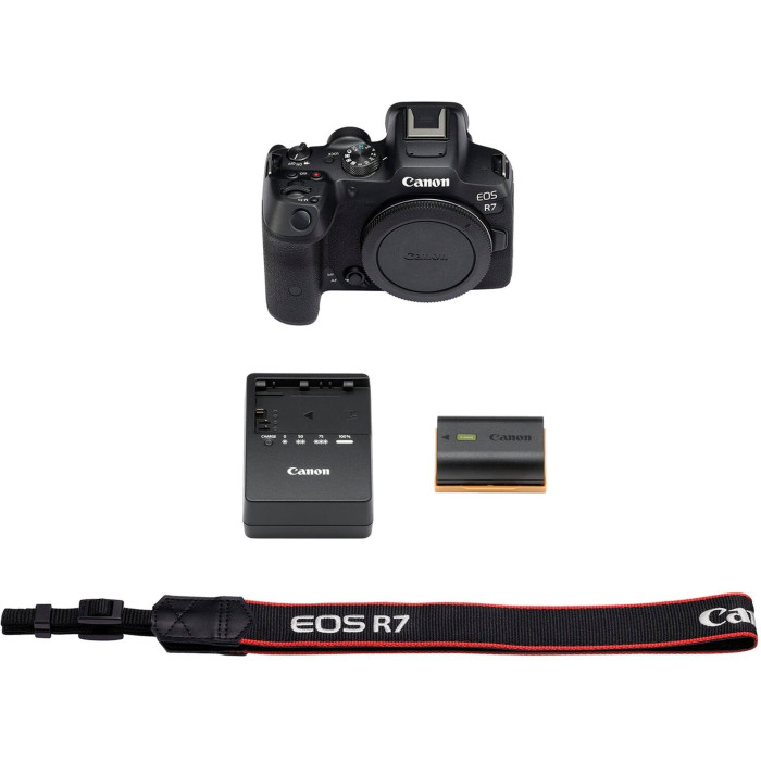 Бездзеркальний фотоапарат Canon EOS R7 body + Adapter EF-RF (5137C018)