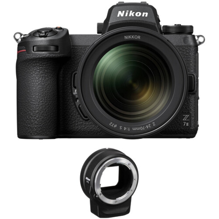 Бездзеркальний фотоапарат Nikon Z7 II kit (24-70mm) + FTZ Mount Adapter (VOA070K003)