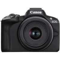 Бездзеркальний фотоапарат Canon EOS R50 kit RF-S 18-45mm IS STM Black (5811C033)
