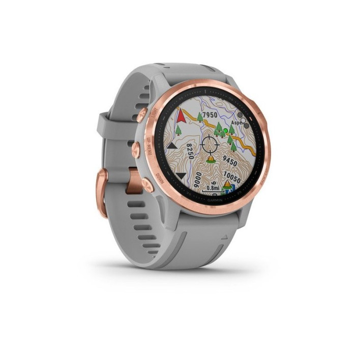 Garmin Fenix 6S Sapphire Rose Gold-tone with Powder Gray Band (010-02159-20)
