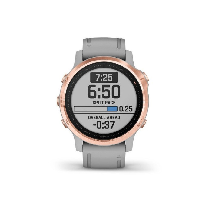 Garmin Fenix 6S Sapphire Rose Gold-tone with Powder Gray Band (010-02159-20)