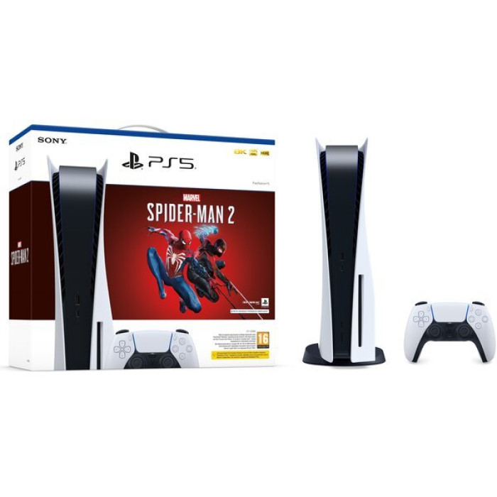 Стаціонарна ігрова приставка Sony PlayStation 5 825GB Marvel’s Spider-Man 2 Bundle (1000039695)