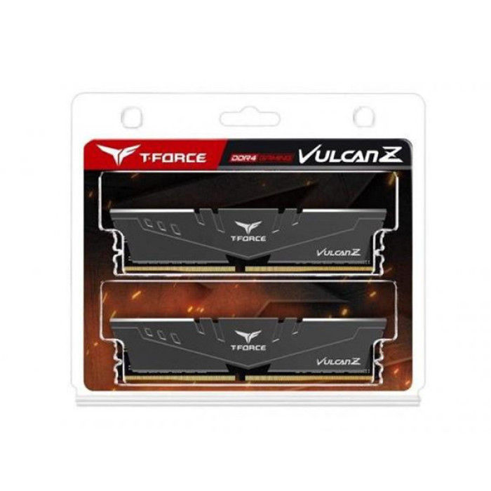 Пам'ять для настільних комп'ютерів TEAM 32 GB (2x16GB) DDR4 3600 MHz T-Force Vulcan Z Gray (TLZGD432G3600HC18JDC01)