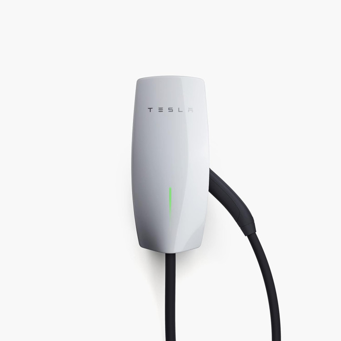 Зарядна станція для електромобіля Tesla - Wall Connector Hardwired Electric Vehicle (EV) Charger up to 48A - 24' - White (1457768-02-H)