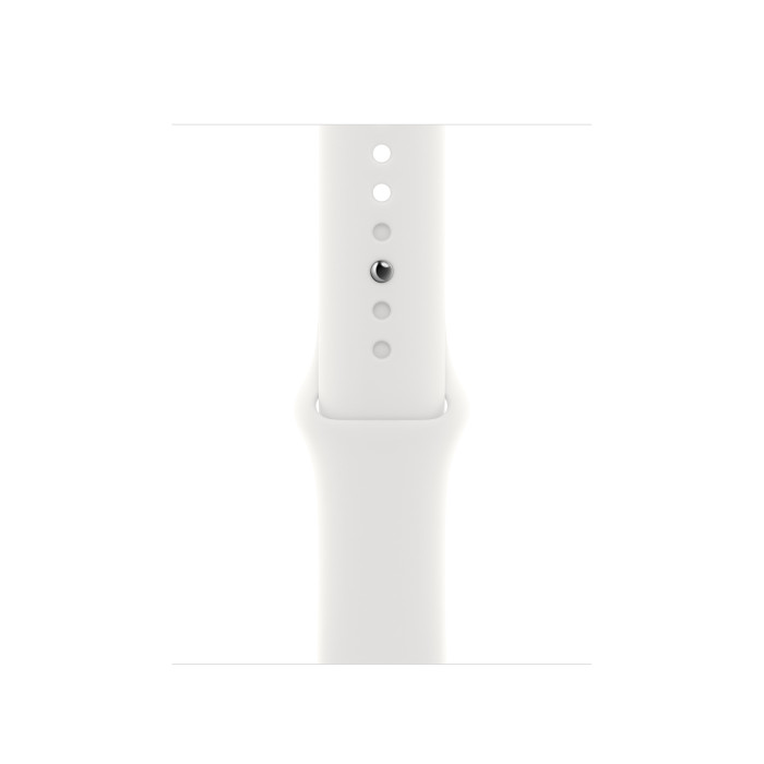 Смарт-годинник Apple Watch Series 8 GPS + Cellular 45mm Silver Aluminum Case with White S. Band (MP4J3)