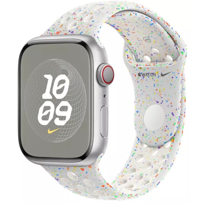 Ремінець Apple Pure Platinum Nike Sport Band M/L для Watch 42/44/45/49mm (MUV13)