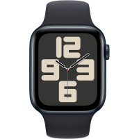 Apple Watch SE 2 GPS 44mm Midnight Aluminium Case with Midnight Sport Band M/L (MRE93)