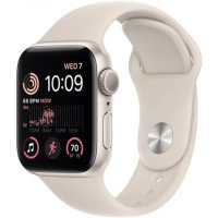 Смарт-годинник Apple Watch SE 2 GPS + Cellular 44mm Starlight Aluminum Case with Starlight Sport Band (MNPT3)