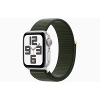 Apple Watch SE 2 GPS 40mm Silver  Aluminum Case w. Cypress Sport Loop (MRTT3 + MT573)