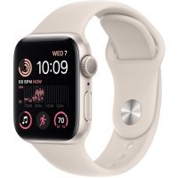Смарт-годинник Apple Watch SE 2 GPS 40mm Starlight Aluminum Case with Starlight Sport Band (MNJP3)