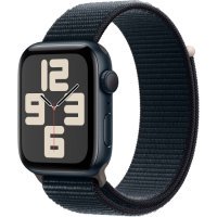 Apple Watch SE 2 GPS 44mm Midnight Aluminium Case with Midnight Sport Loop (MREA3)