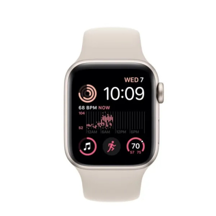 Apple Watch SE 2 GPS + Cellular 40mm Starlight Alu. Case w. Starlight Sport Band - M/L (MNTL3/MRG03/MRG23)
