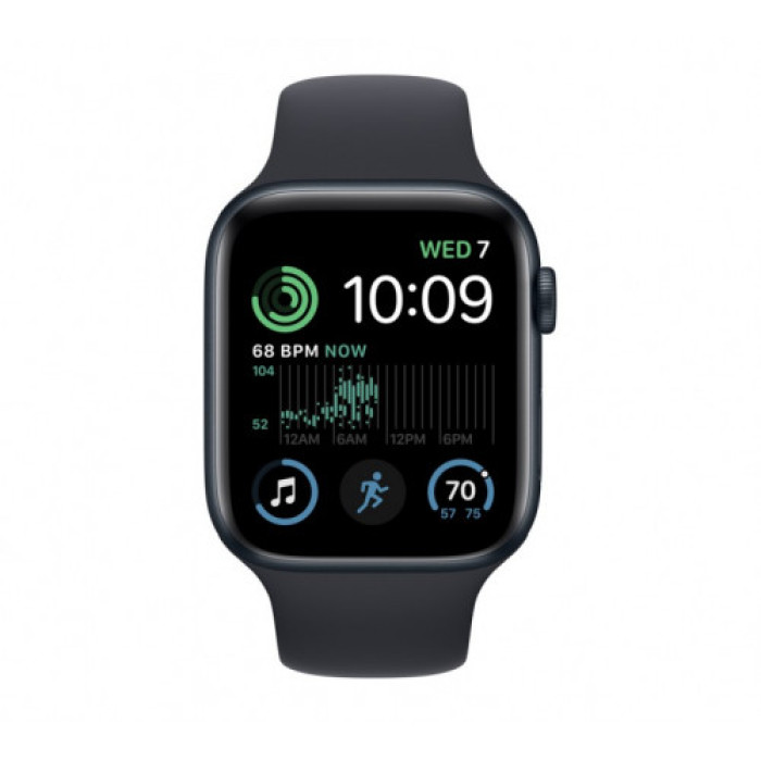 Смарт-годинник Apple Watch SE 2 GPS + Cellular 40mm Midnight Aluminum Case w. Midnight S. Band - S/M (MNTM3/MRG83/MRG63)