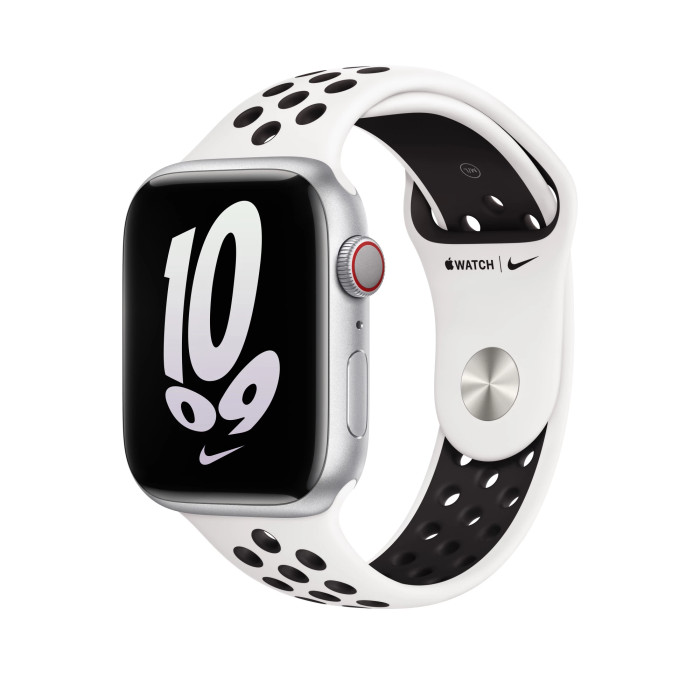 Ремінець Apple Summit White/Black Nike Sport Band M/L для Watch 42/44/45/49mm (MPH33)