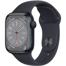 Смарт-годинник Apple Watch Series 8 GPS 41mm Midnight Aluminum Case w. Midnight Sport Band (MNP53)
