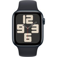 Apple Watch SE 2 GPS 44mm Midnight Aluminium Case with Midnight Sport Band M/L (MRE93)
