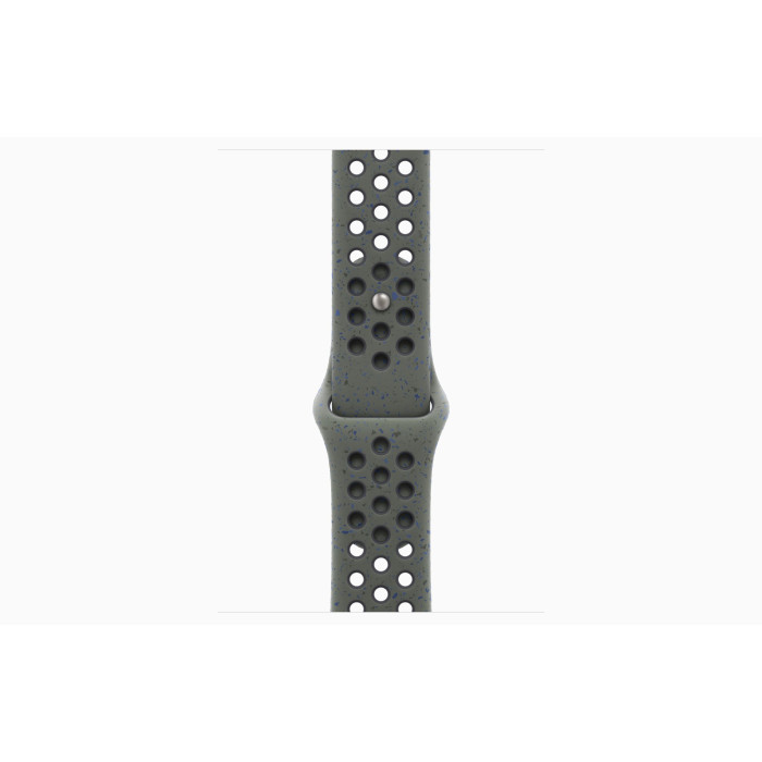 Apple Watch SE 2 GPS 44mm Midnight Aluminum Case with Cargo Khaki Nike Sport Band - SM (MRTX3 + MUVC3)