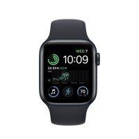 Apple Watch SE 2 GPS + Cellular 40mm Midnight Aluminum Case w. Midnight S. Band - M/L (MNTN3/MRGC3/MRG93)