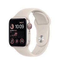 Apple Watch SE 2 GPS + Cellular 40mm Starlight Alu. Case w. Starlight Sport Band - M/L (MNTL3/MRG03/MRG23)