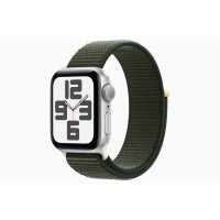 Apple Watch SE 2 GPS 40mm Silver  Aluminum Case w. Cypress Sport Loop (MRTT3 + MT573)