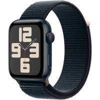 Apple Watch SE 2 GPS 44mm Midnight Aluminium Case with Midnight Sport Loop (MREA3)