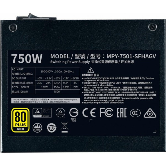 Блок живлення Cooler Master V750 SFX GOLD (MPY-7501-SFHAGV)